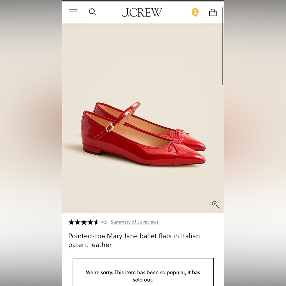 J. Crew Black Patent Leather Pointed-toe Mary Jane Flats